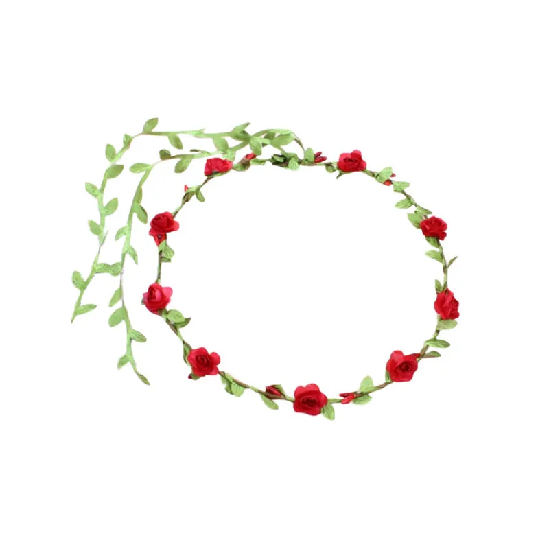 Flower headband rose wreath -for Midsummer's Day