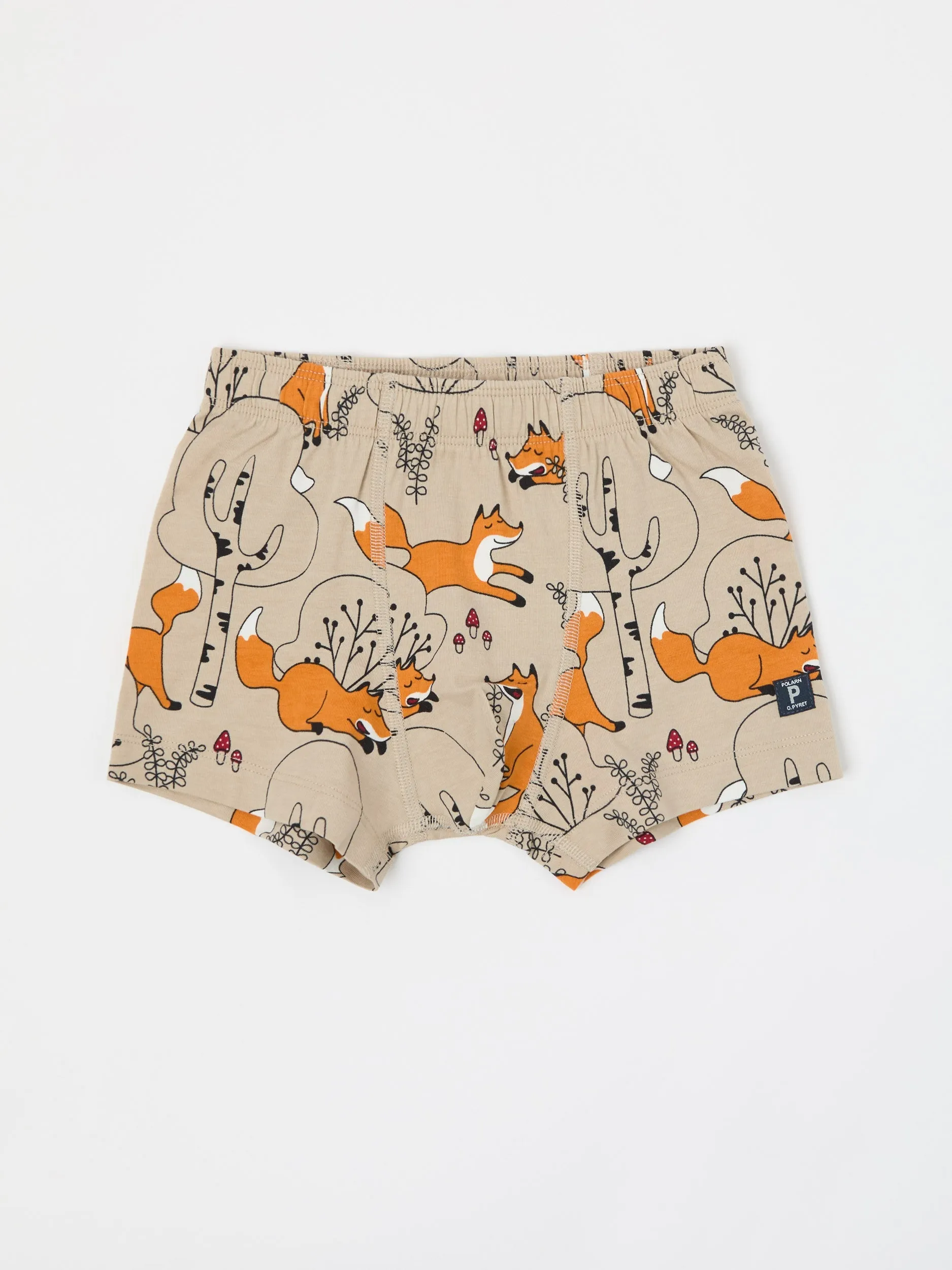 Fox Print Boys Boxers