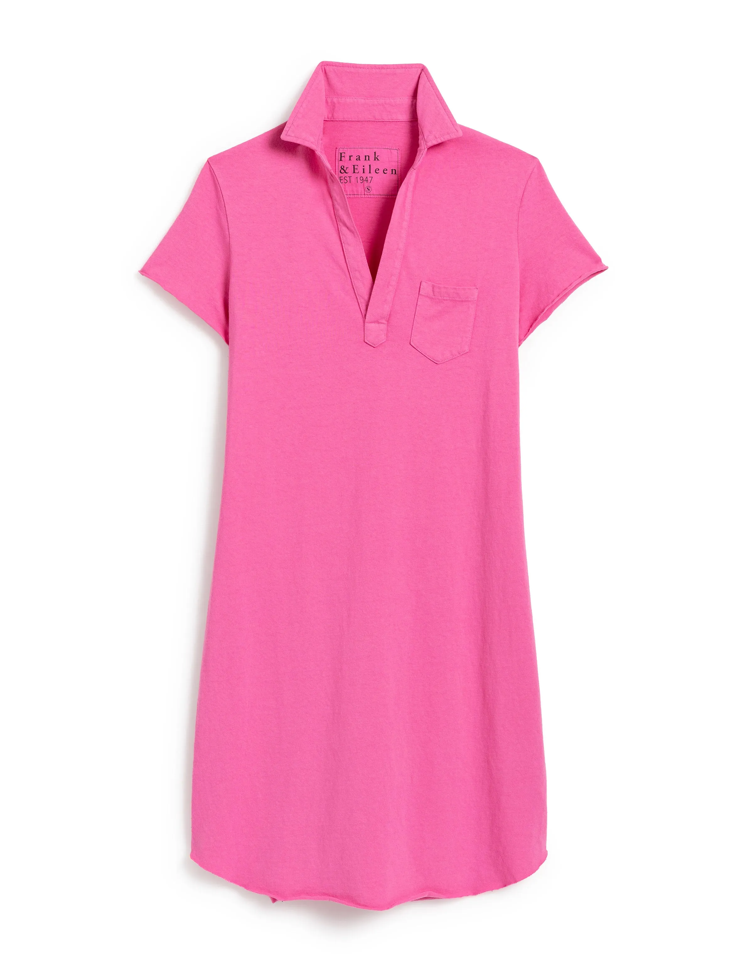 Frank & Eileen - Lauren Polo Dress in Bubblegum