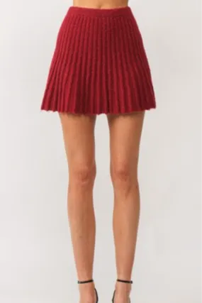 Gabrielle Knit Mini Skirt