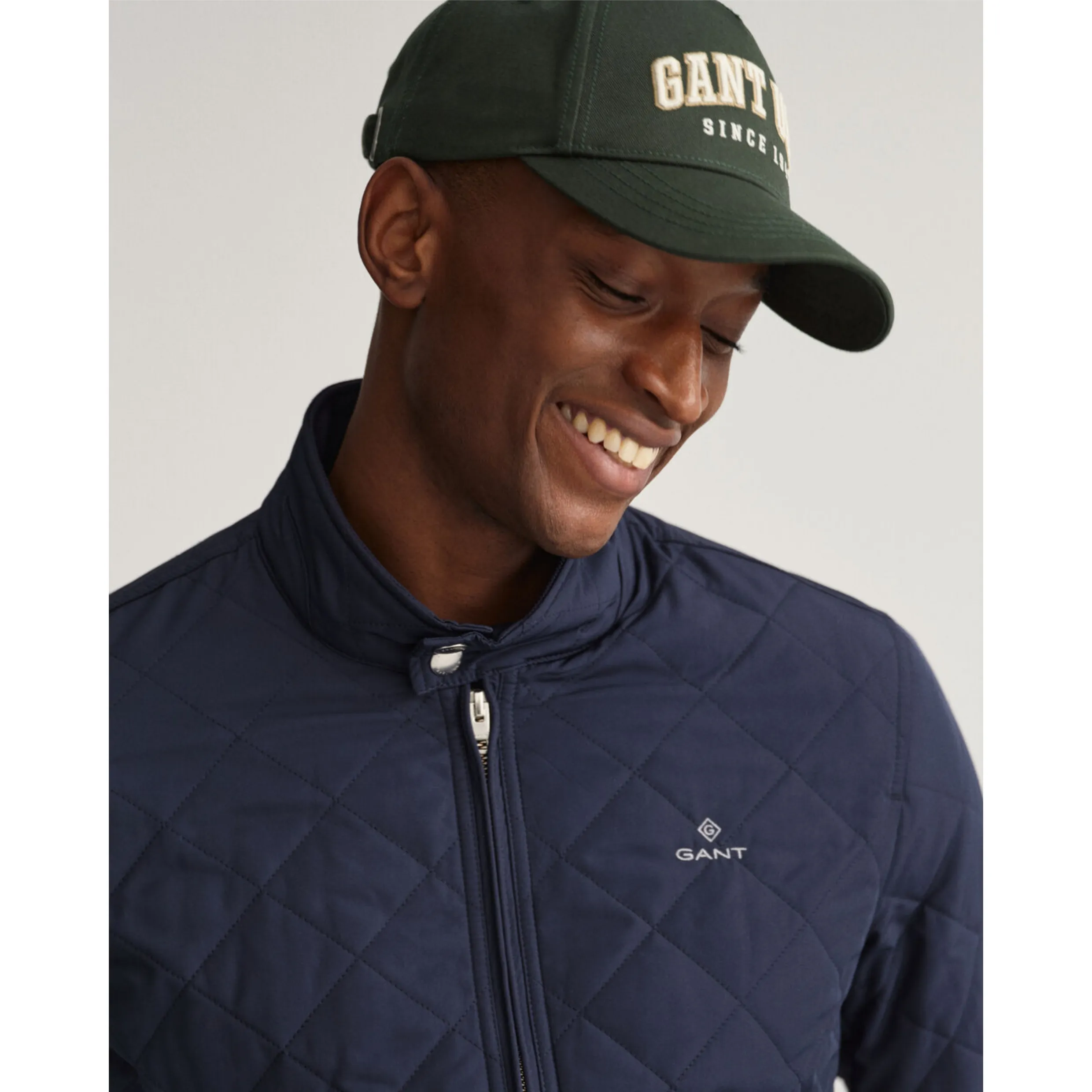 GANT Quilted Windcheater Jacket Evening Blue 7006080