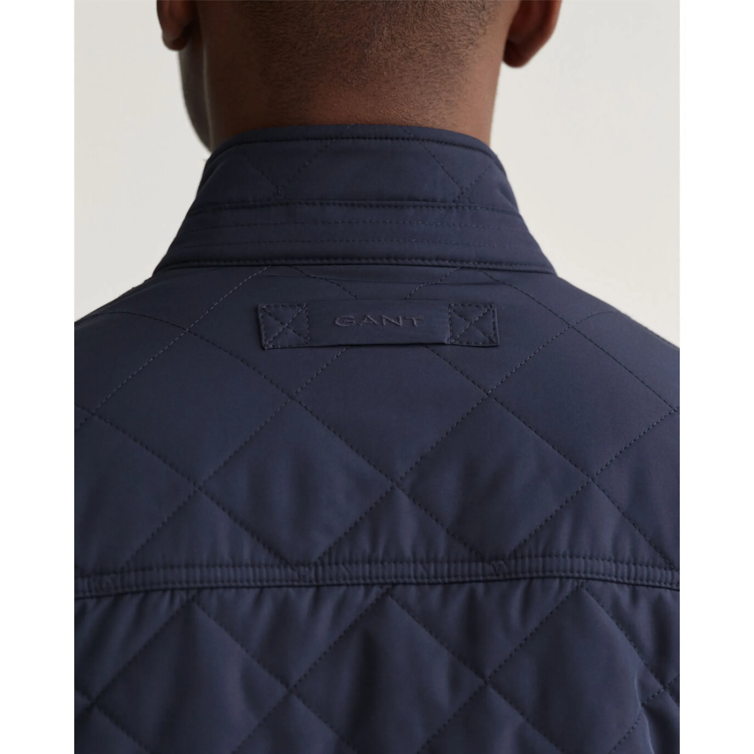 GANT Quilted Windcheater Jacket Evening Blue 7006080