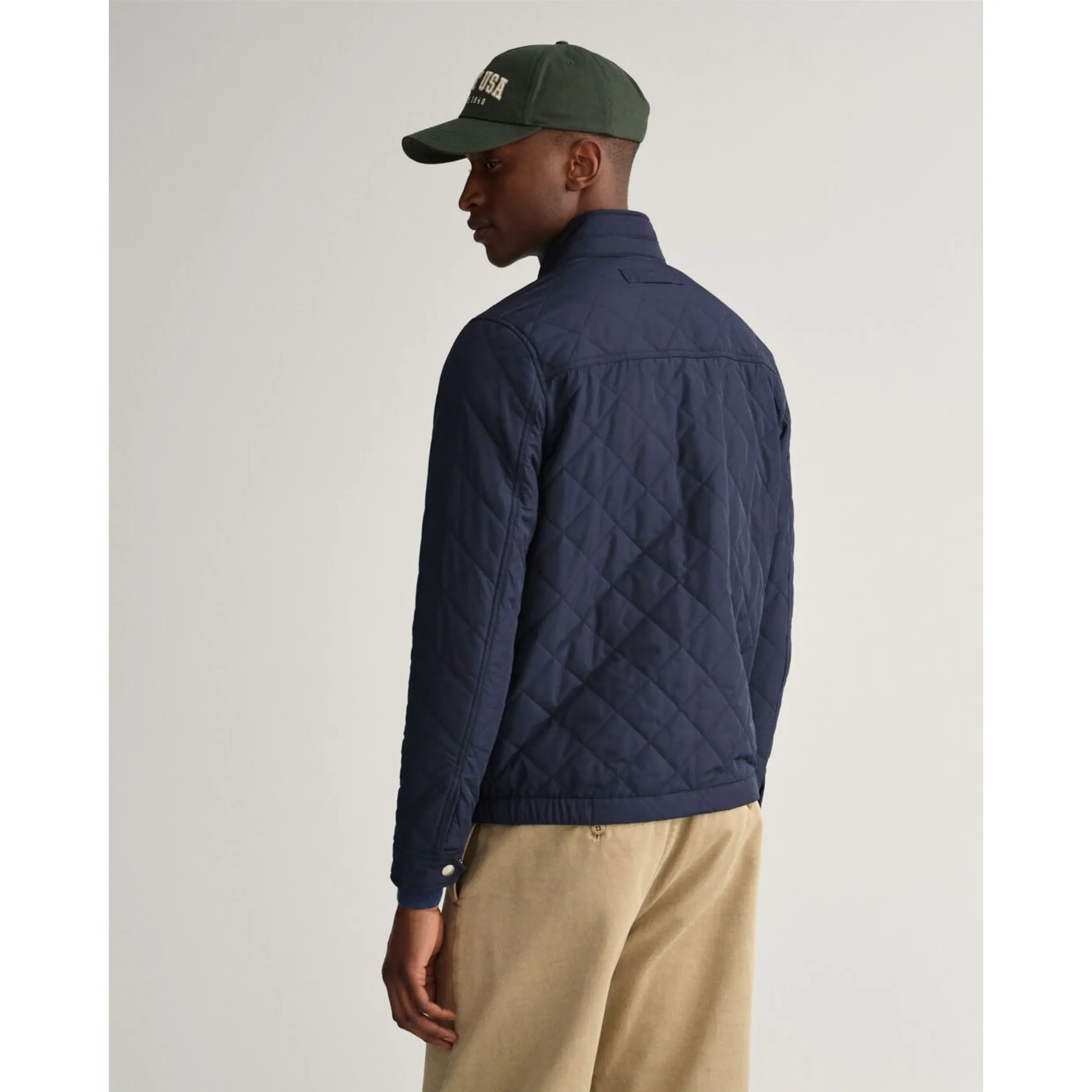 GANT Quilted Windcheater Jacket Evening Blue 7006080