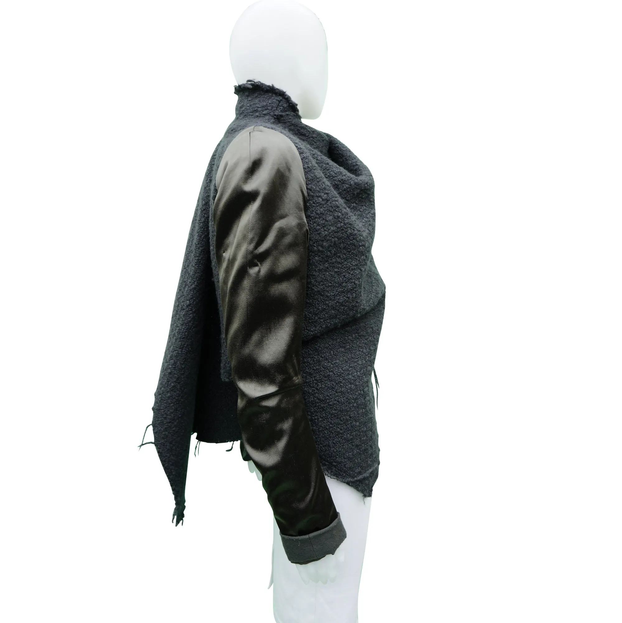 HAIDER ACKERMANN BOILED WOOL JACKET