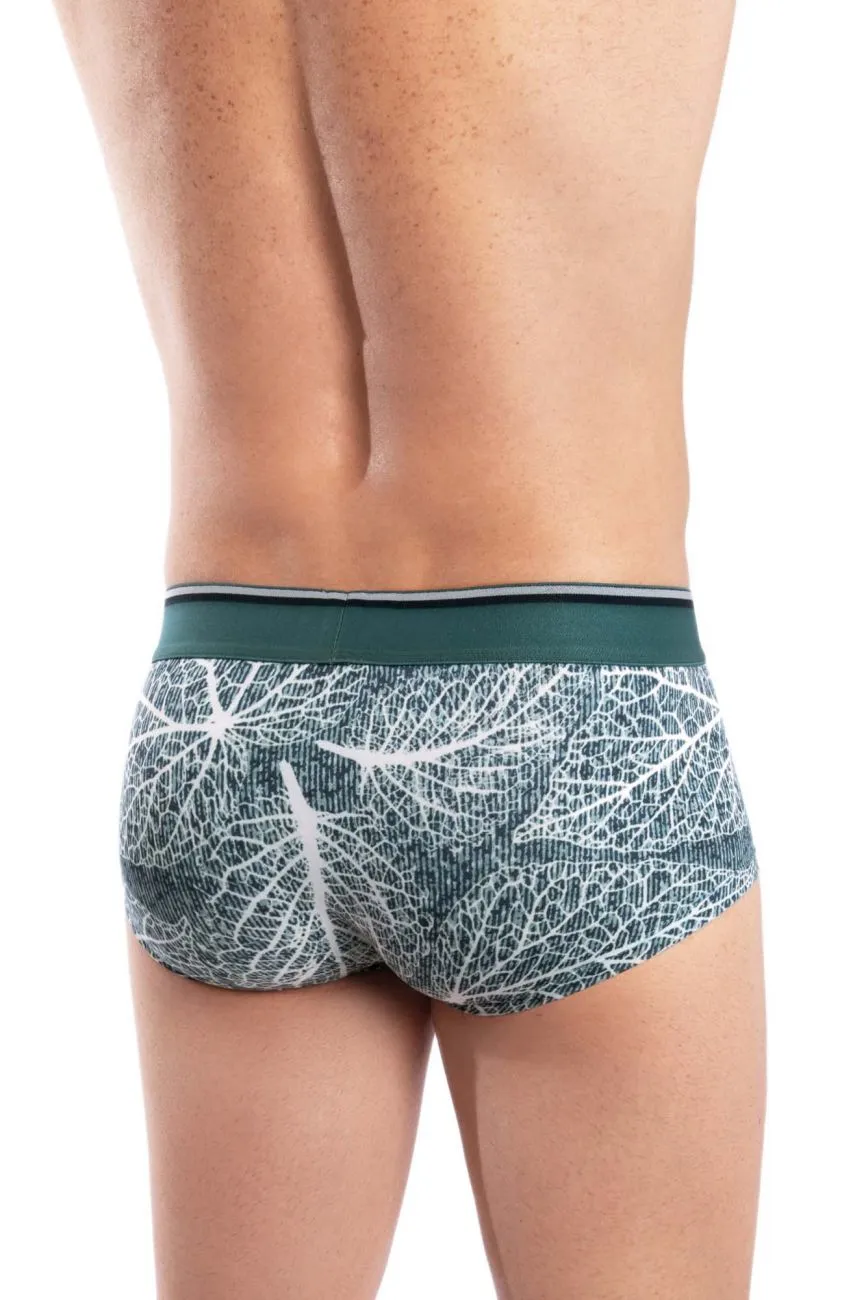 HAWAI 42134 Printed Mini Trunks Color Green