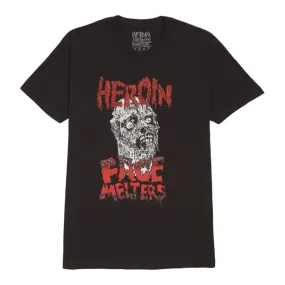 Heroin Face Melters T Shirt Black