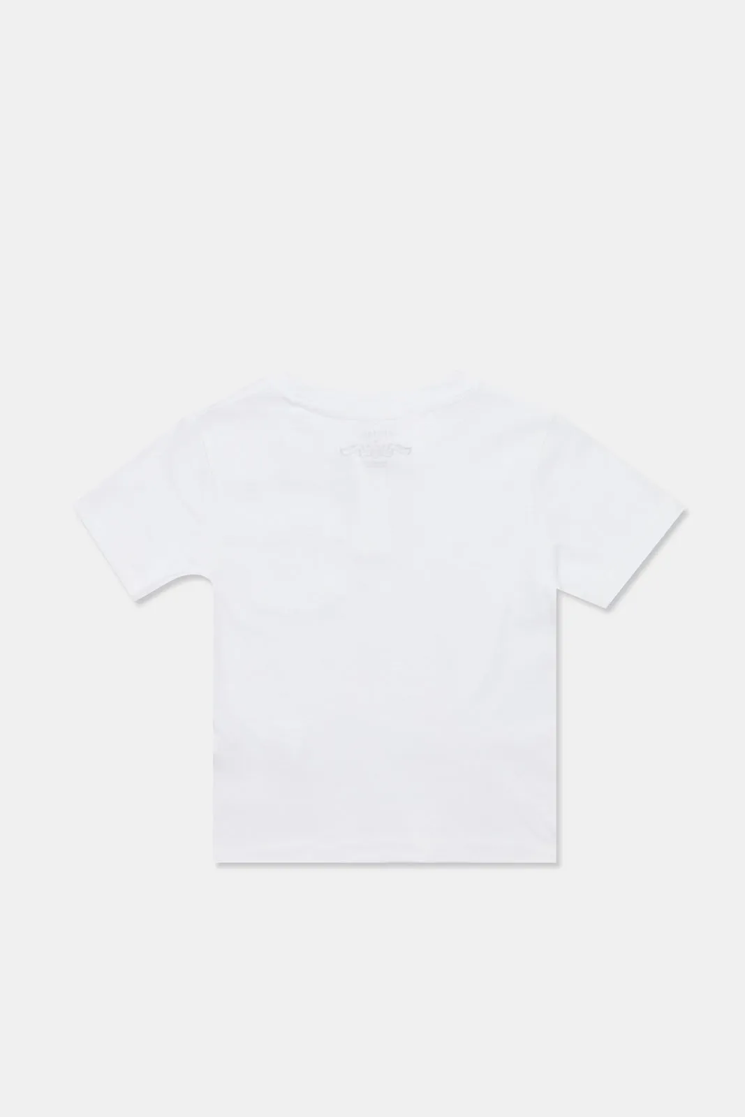 Infant Boys White Pocket Henley