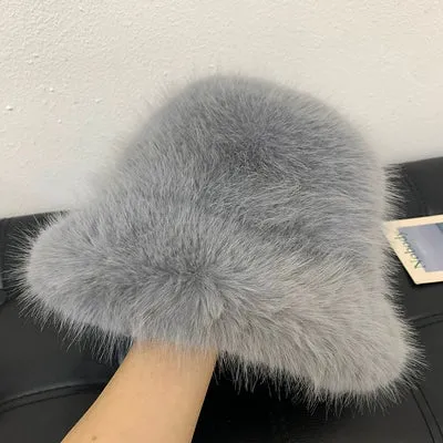 Kaari Faux Fur Bucket Hat