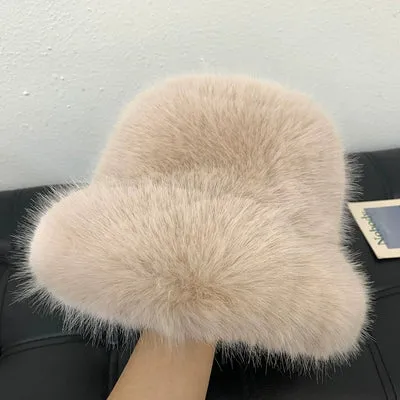 Kaari Faux Fur Bucket Hat