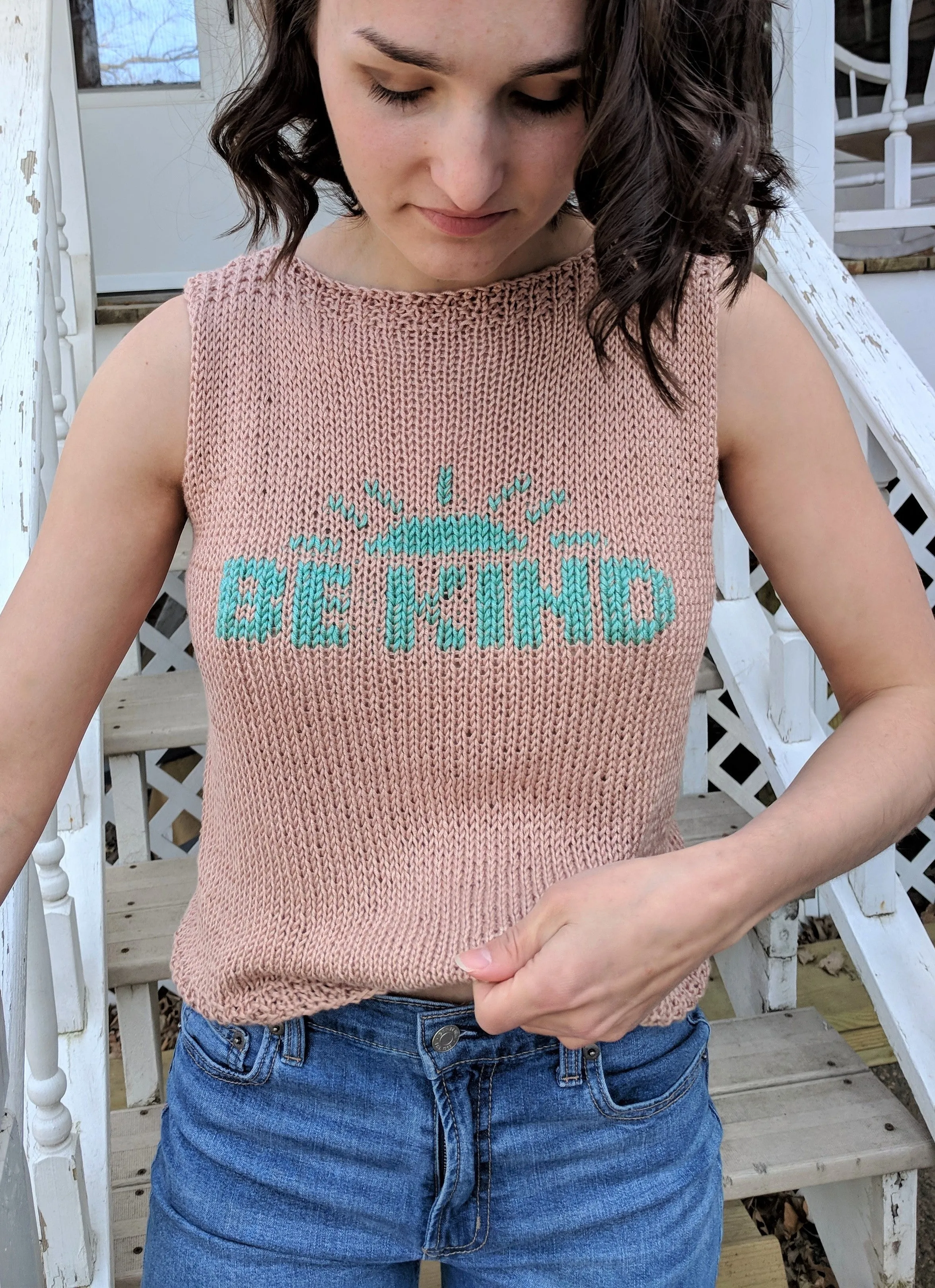 Knit Kit  - Be Kind Tank Top