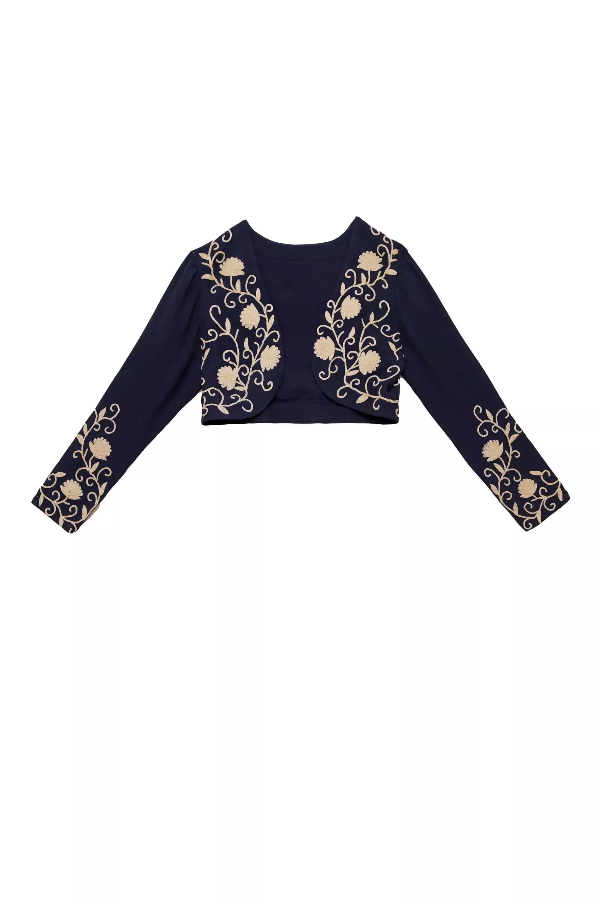 Larke - Entwined Embroidery Navy