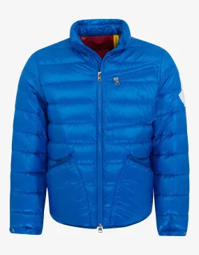 Liam Blue Nylon Down Jacket