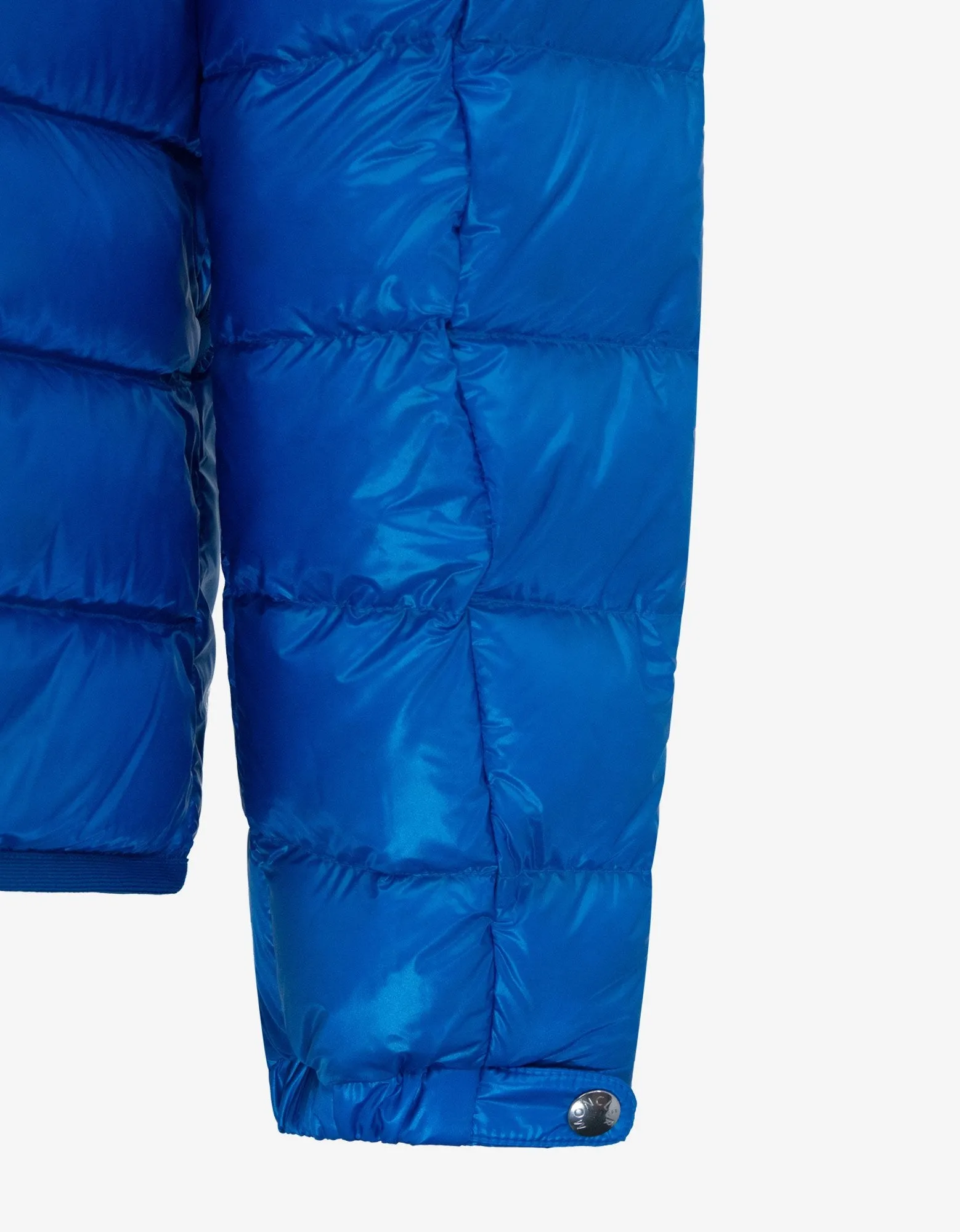 Liam Blue Nylon Down Jacket