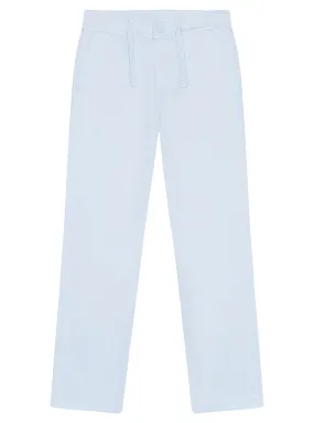 Light Blue Tencel Long Chino Pants (2-7)