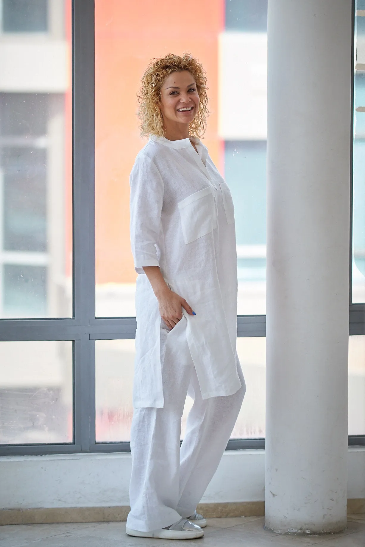 Linen Tunic Shirt