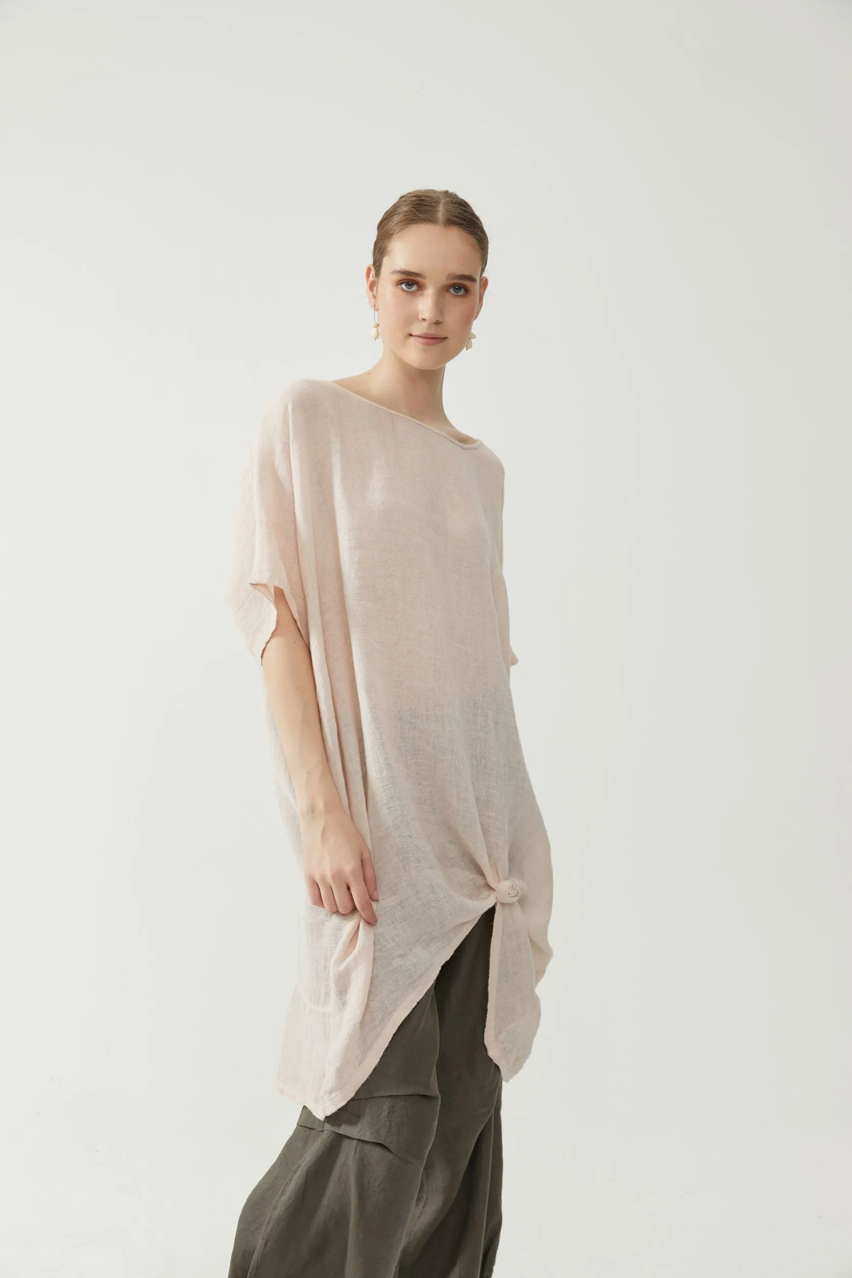 Long Gauze Top