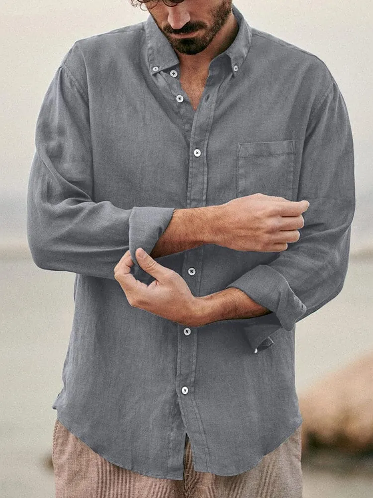 Long Sleeves Shirt With Botton