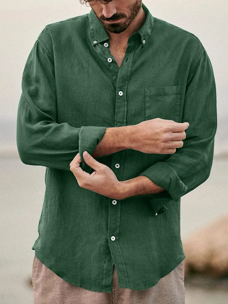 Long Sleeves Shirt With Botton