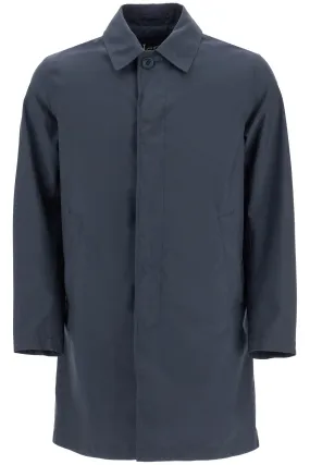 Long Waterproof Button Coat