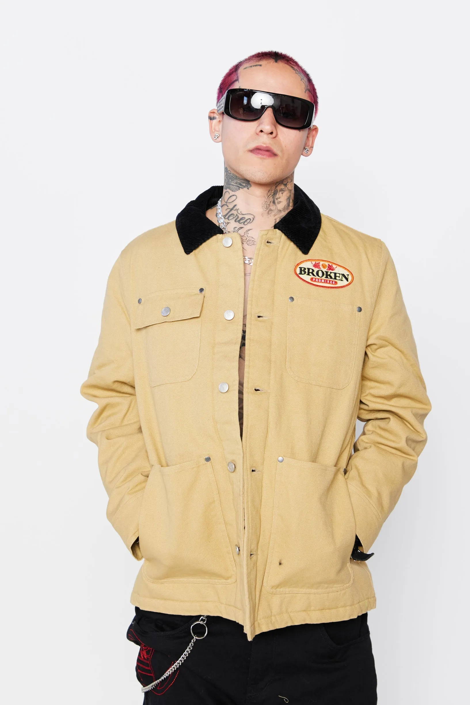 Louis Gas Station Jacket Khaki