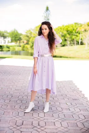 Maaya Medium Length - Lilac Crepe