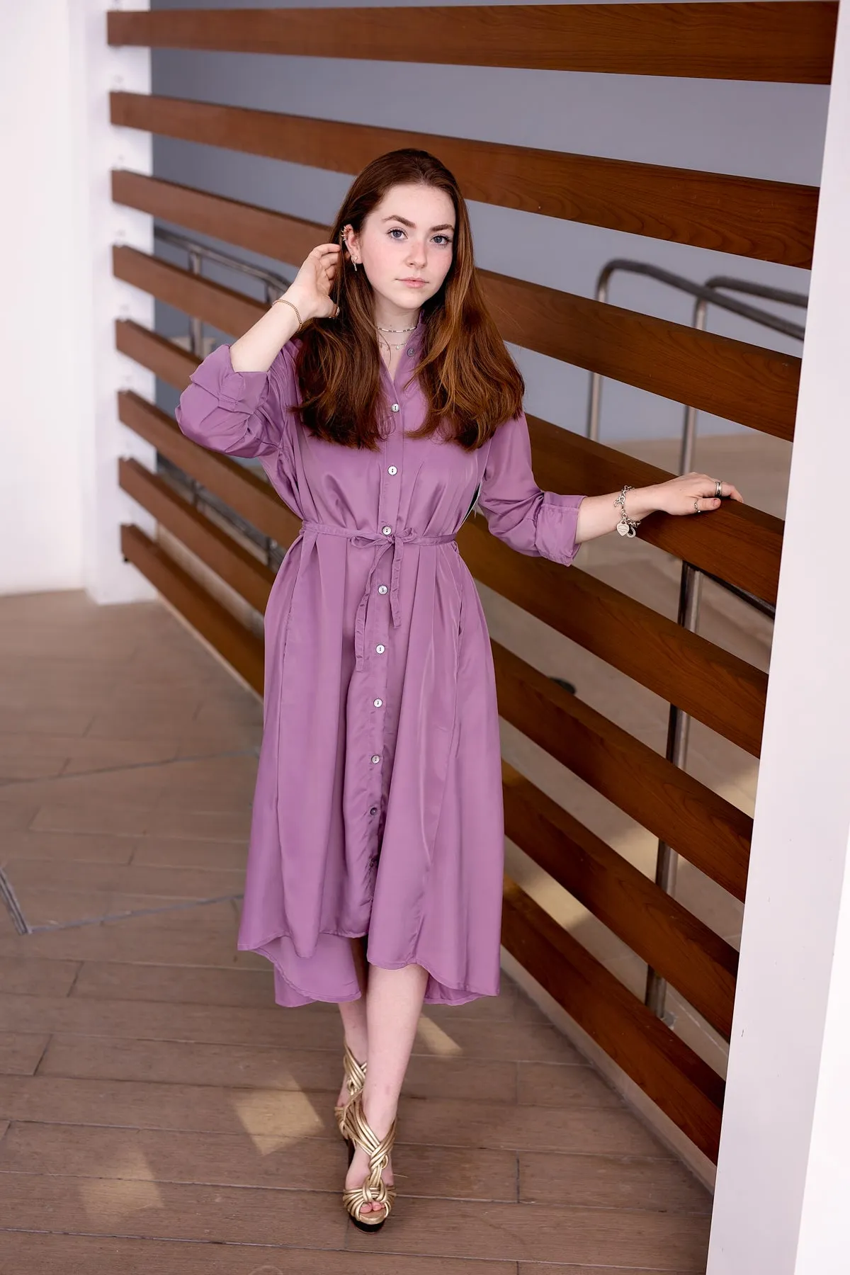 Maaya Medium Length - Purple Crepe