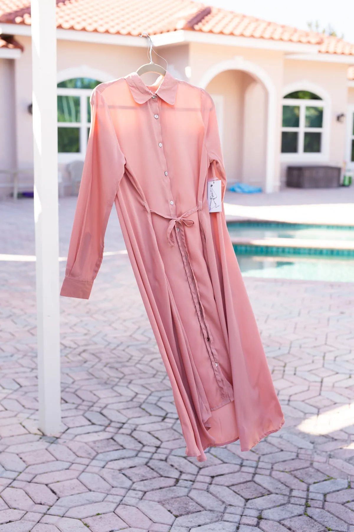 Maaya Medium Length - Rose Crepe