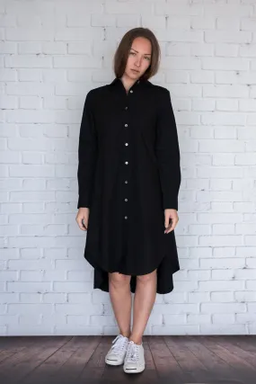 Maaya Short Length - Black Poplin