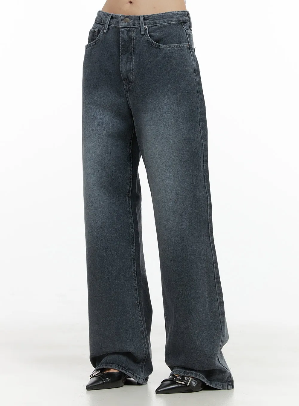 Macy Washed Denim Jeans OO401