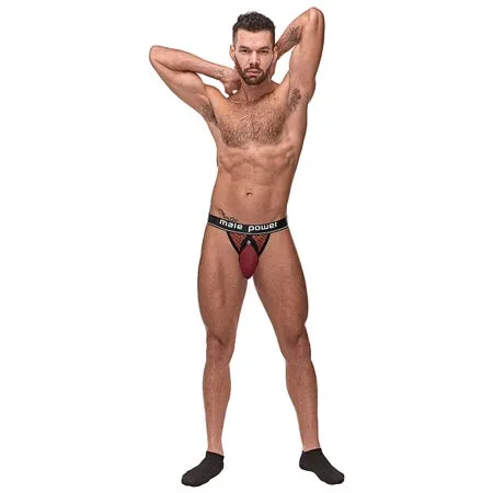 Male Power Cock Pit Net Cock Ring Jock