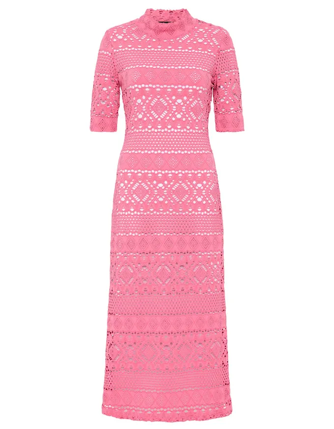 Maya Tee Dress Pink - Australian Made