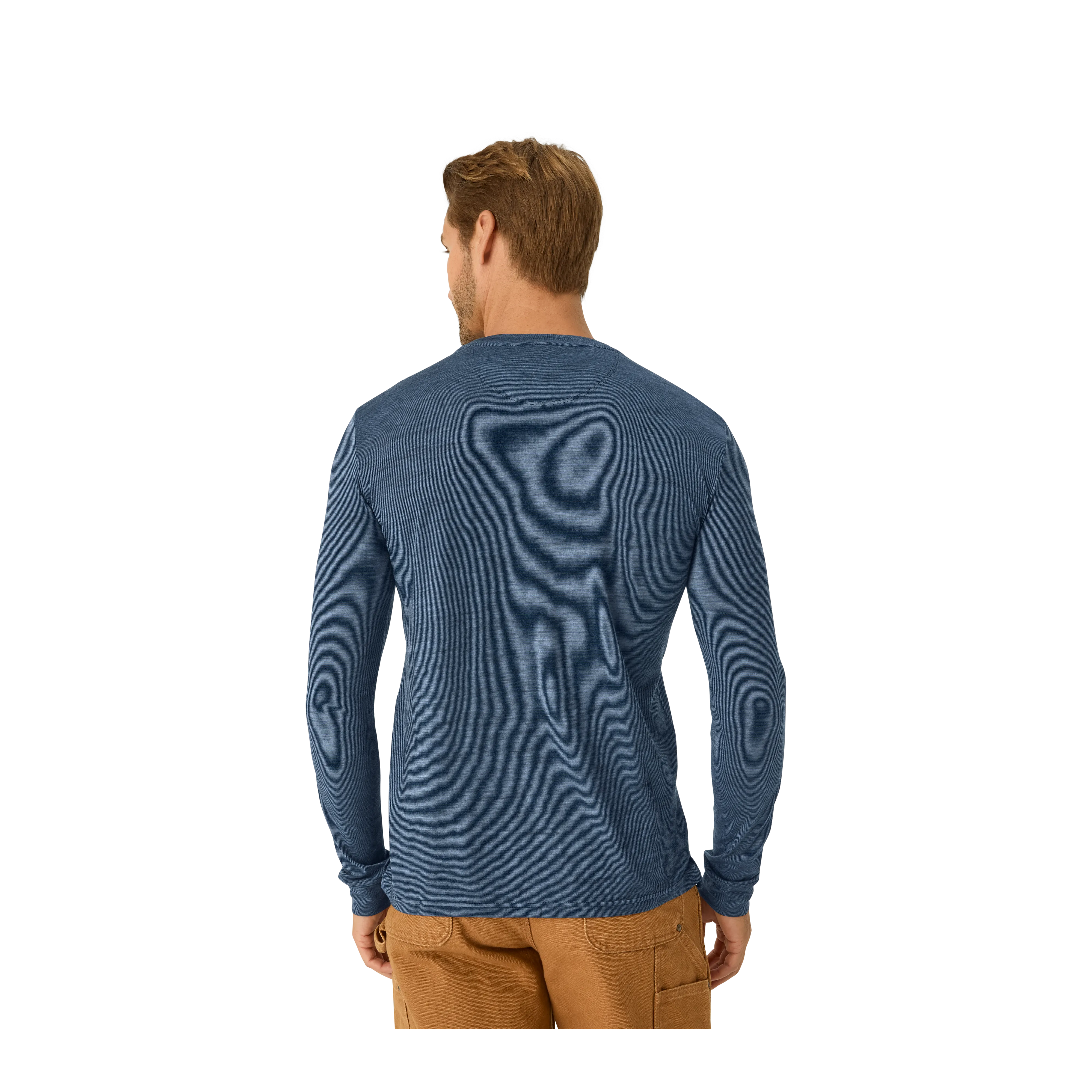 Men's Merino Long Sleeve T-Shirt & Cotton Modal Long Underwear 2-Pack