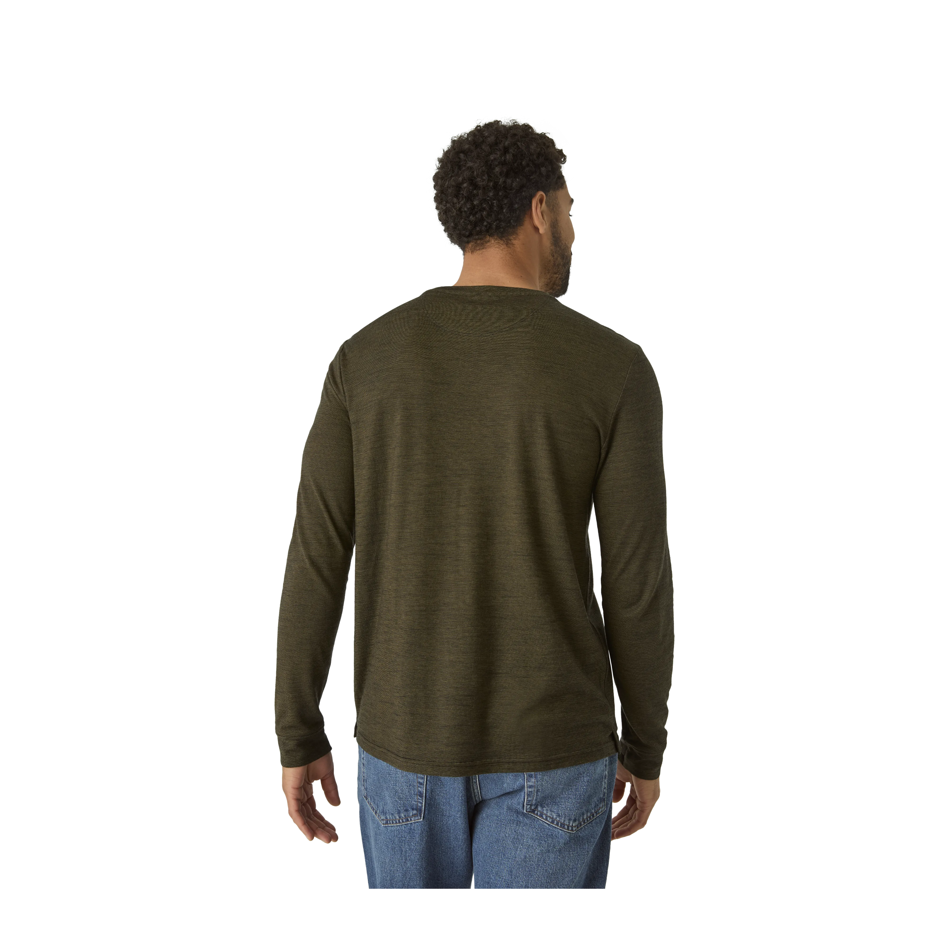 Men's Merino Long Sleeve T-Shirt & Cotton Modal Long Underwear 2-Pack