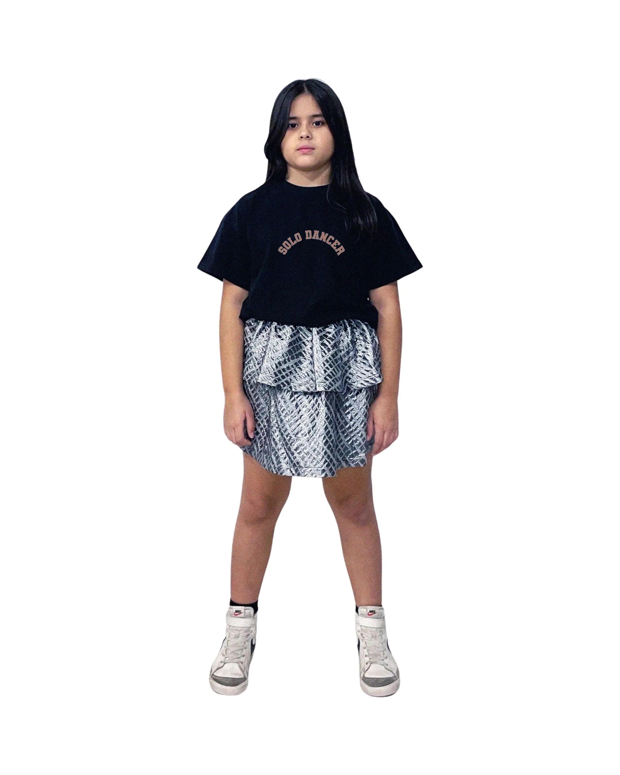 METALLIC JACQUARD  SKIRT