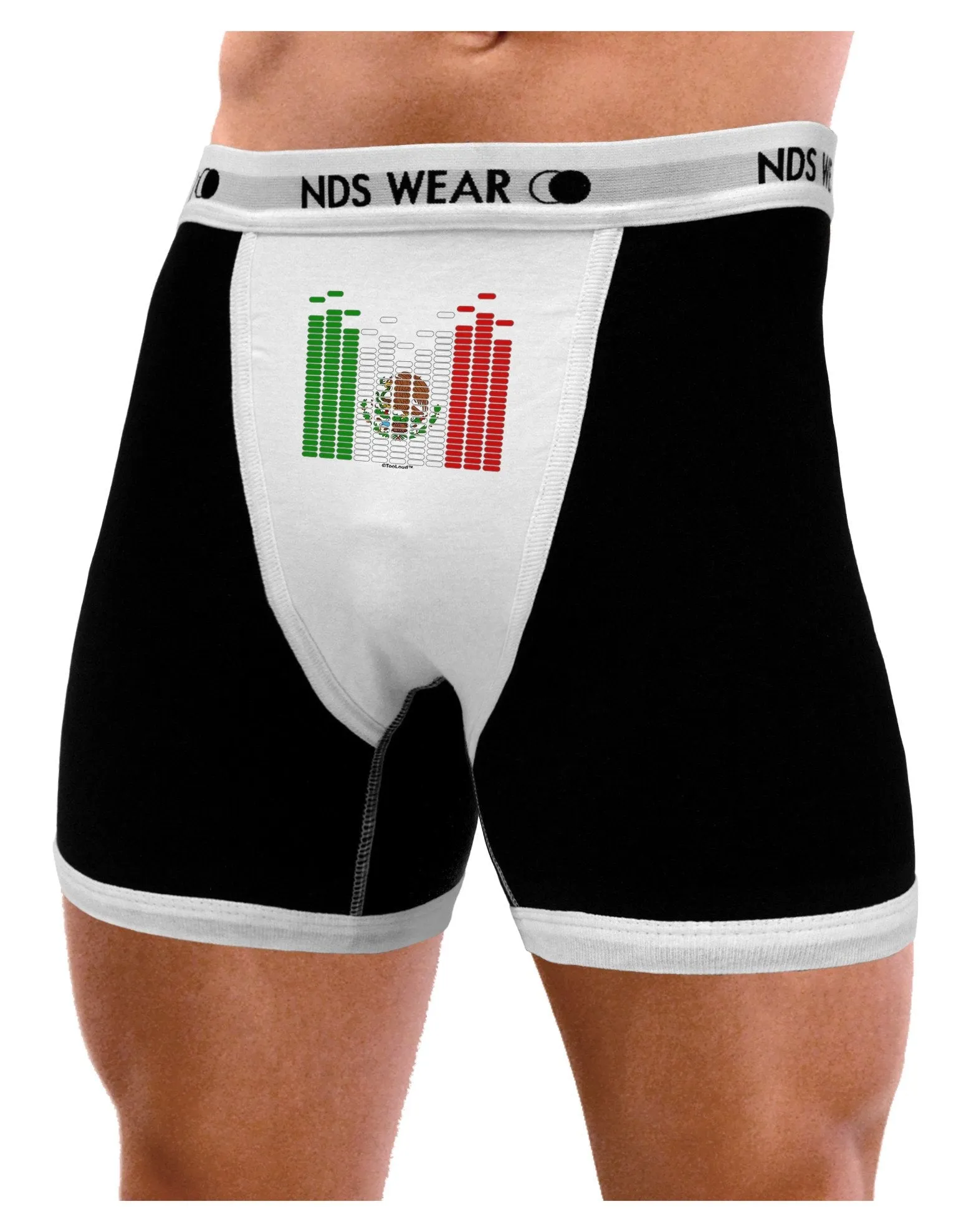 Mexican Flag Levels - Cinco De Mayo Mens Boxer Brief Underwear