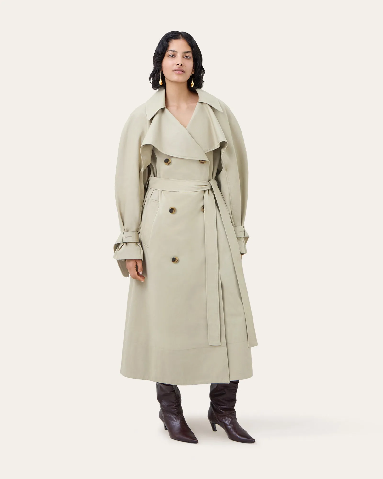 Mulberry x Rejina Pyo Trench Coat Classic Camel