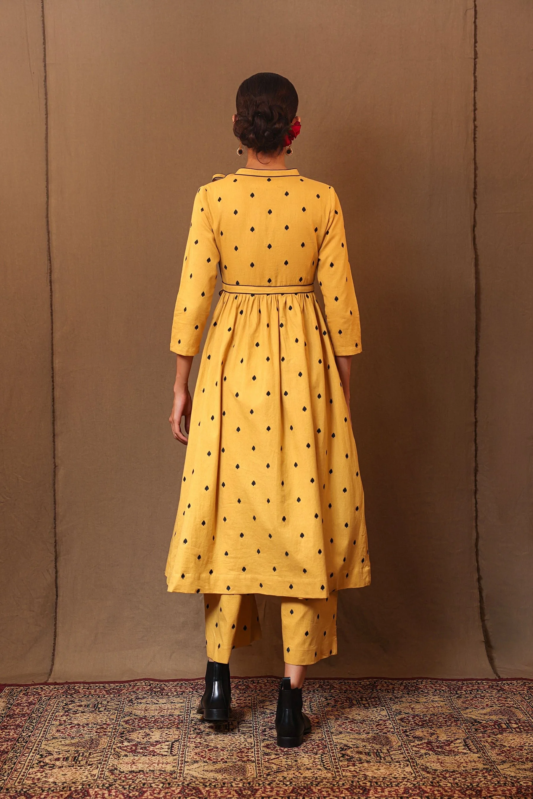 Mustard Club EMB Rakha Tunic