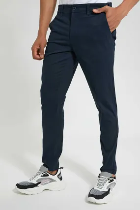 Navy Slim Fit Stretch Chino