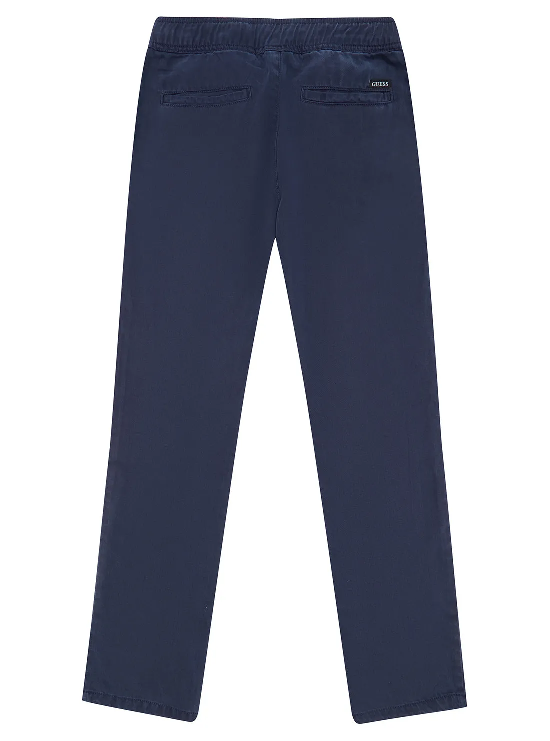 Navy Tencel Long Chino Pants (2-7)