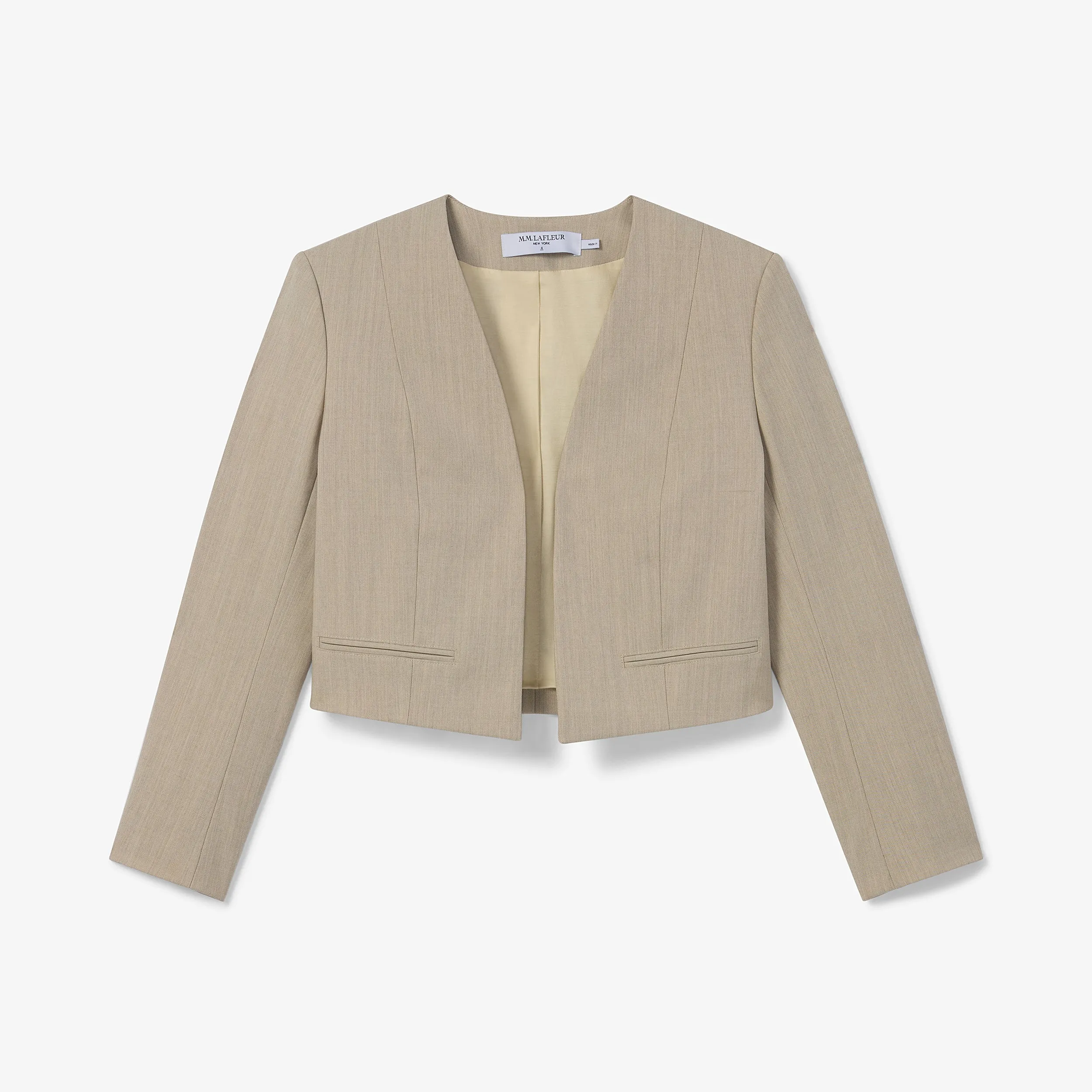 Neale Jacket - Wool Twill :: Natural Melange