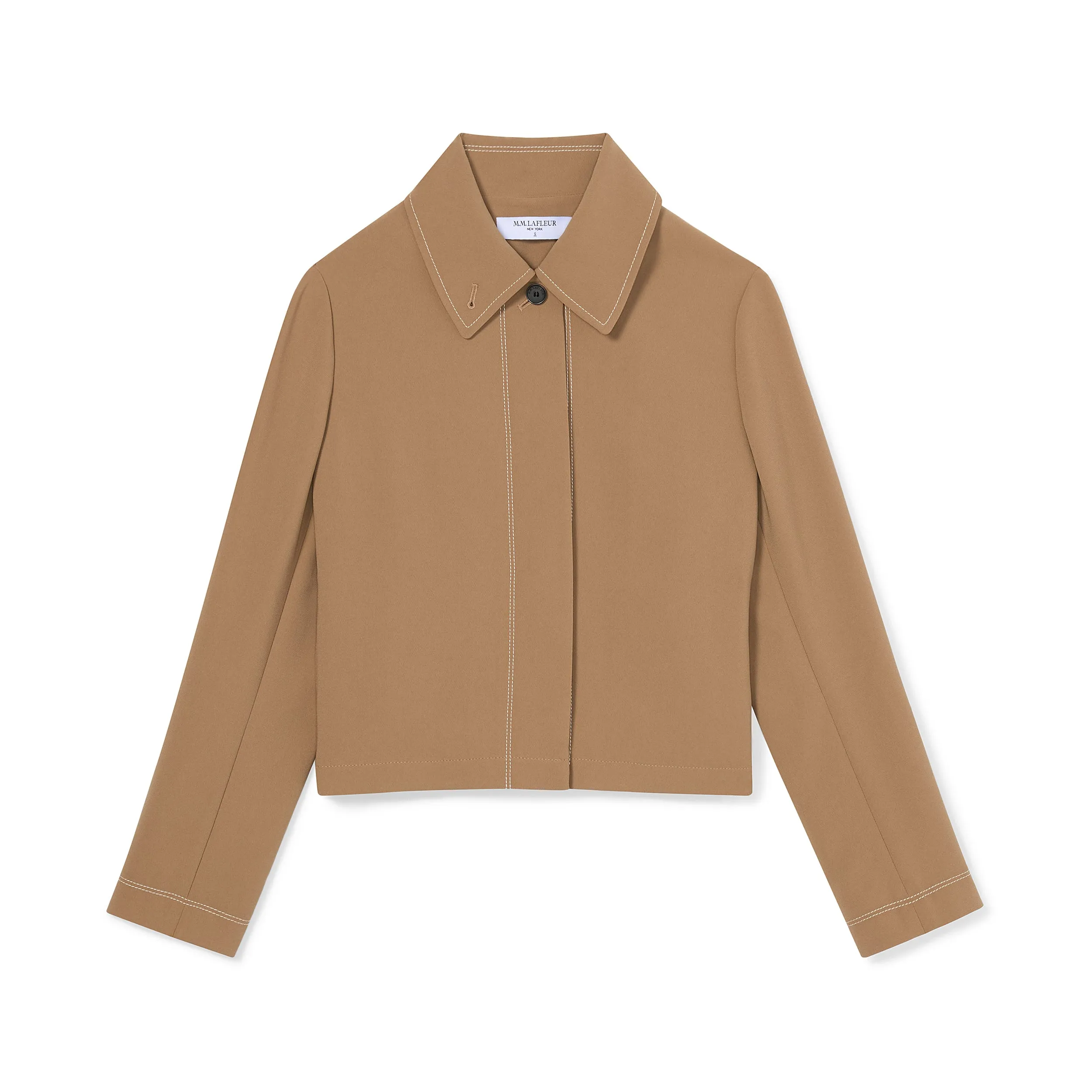 Nicky Jacket - Everyday Crepe :: Light Saddle