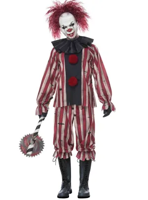 Nightmare Clown Mens Plus Size Halloween Costume