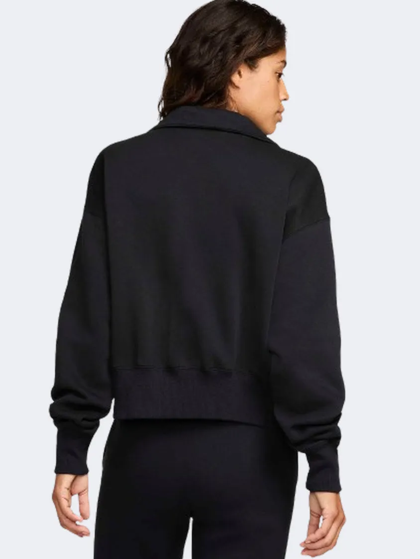 Nike Sportswear Phoenix Fleece Women Lifestyle Jacket Black/Sail