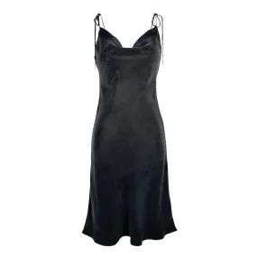 Nova Slip Dress - Black