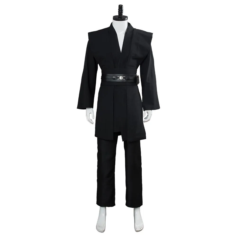 Obi Wan Kenobi Jedi Black Version No Cloak Cosplay Costume