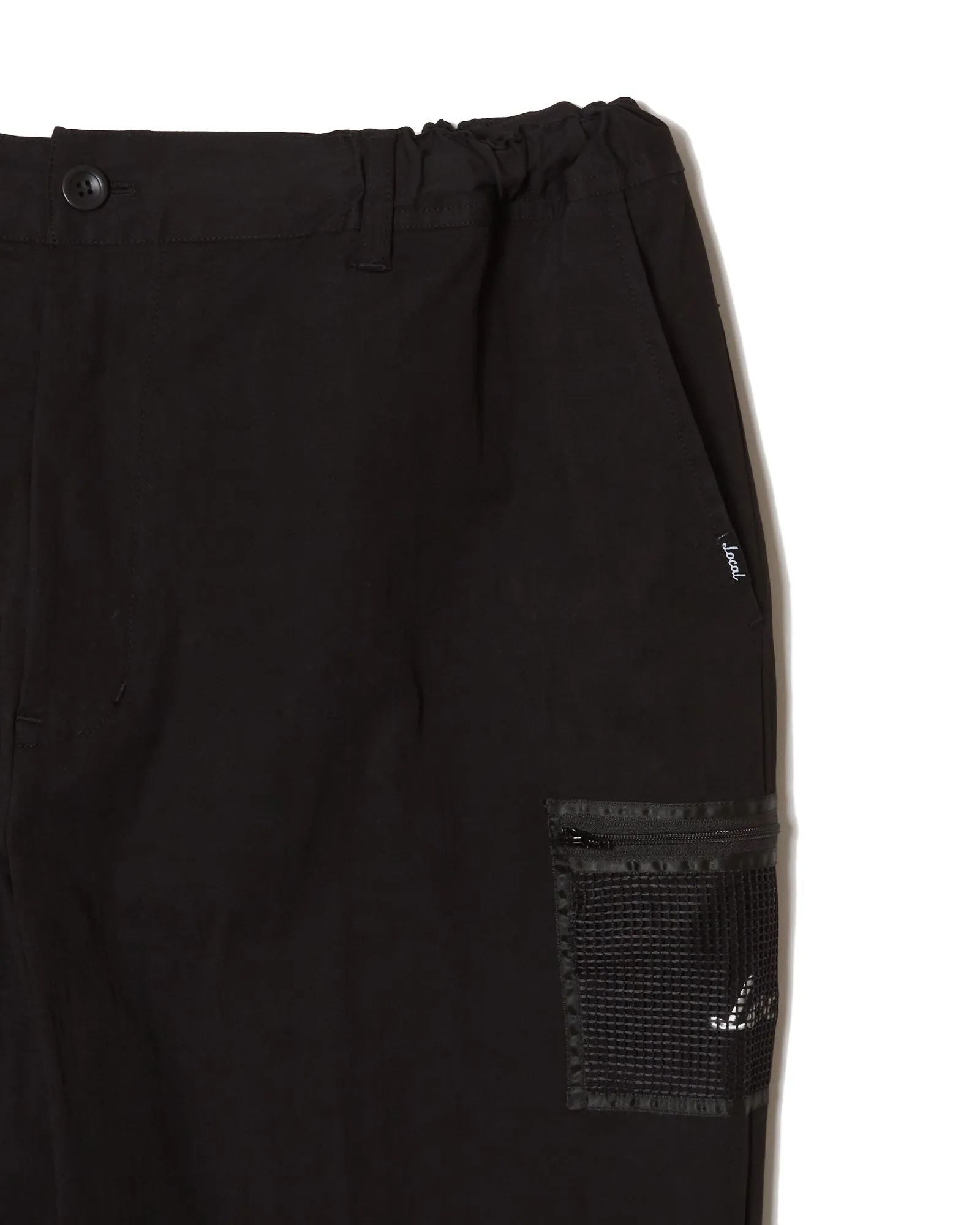 OG Logo Mesh Pocket Stretch Chino PANTS Black