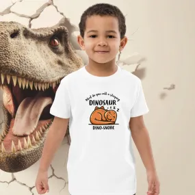 Organic Cotton Kids T-shirt Dino-snore