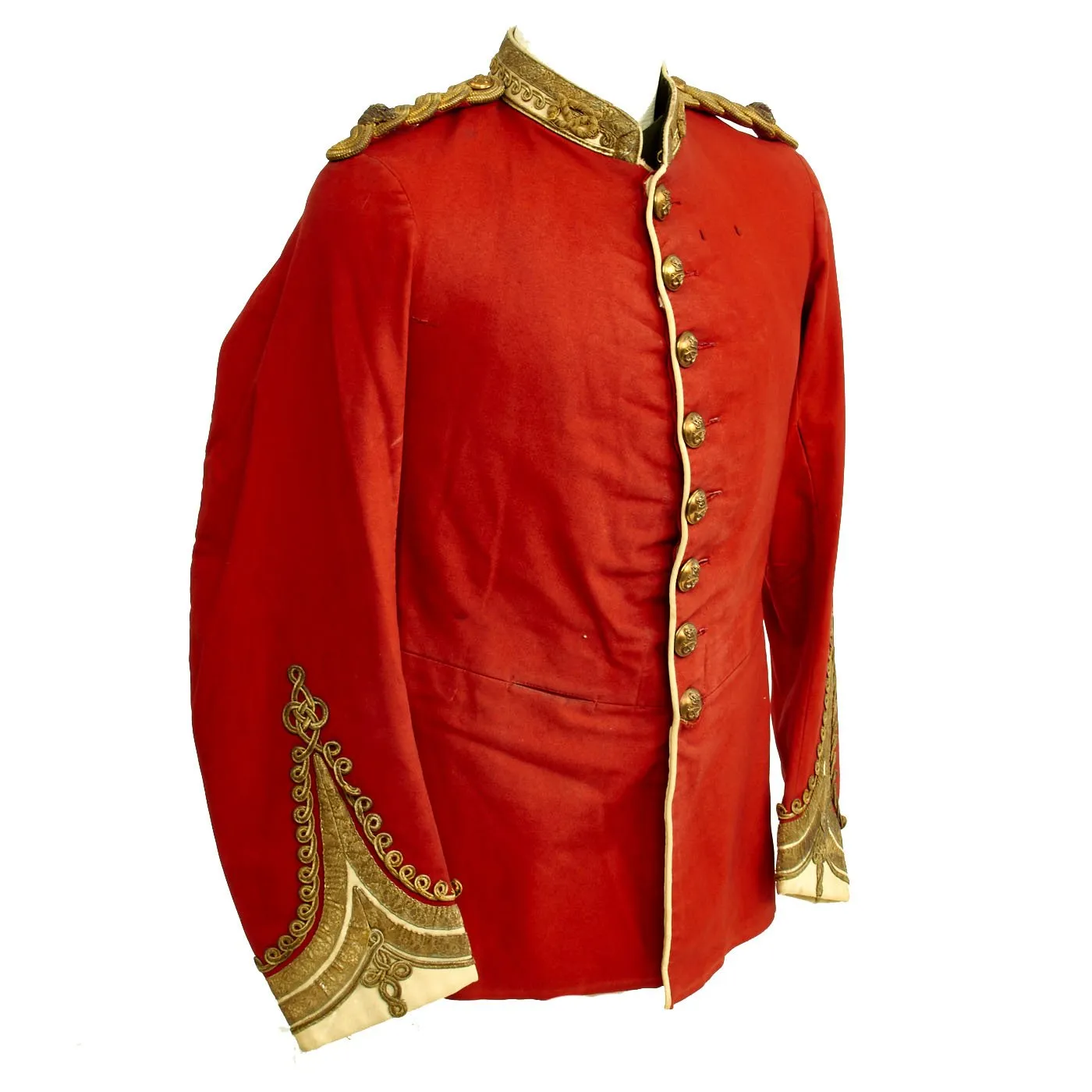 Original British Victorian South Staffordshire Regiment Officer Tunic Circa 1881 - 1902