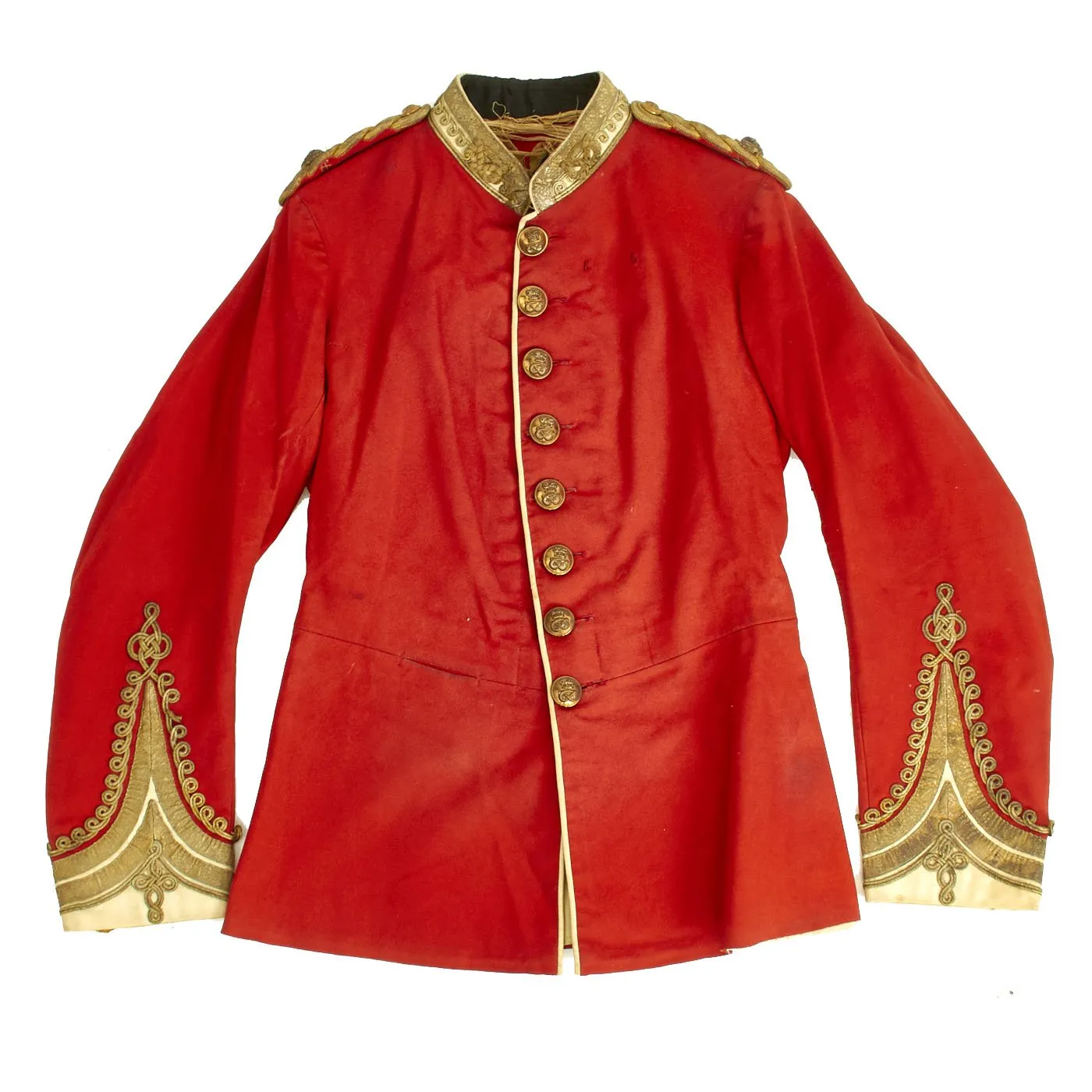 Original British Victorian South Staffordshire Regiment Officer Tunic Circa 1881 - 1902