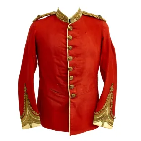 Original British Victorian South Staffordshire Regiment Officer Tunic Circa 1881 - 1902